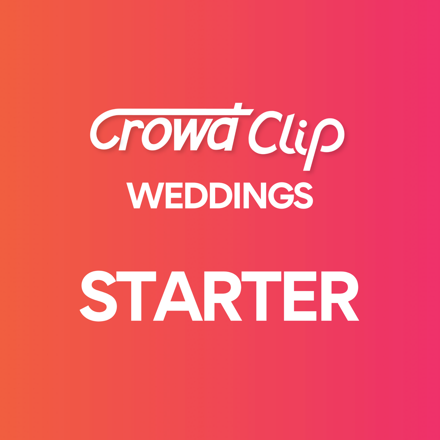 CrowdClip Weddings - Starter